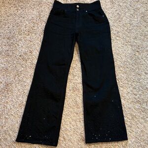 Elegant Black Flare Jeans